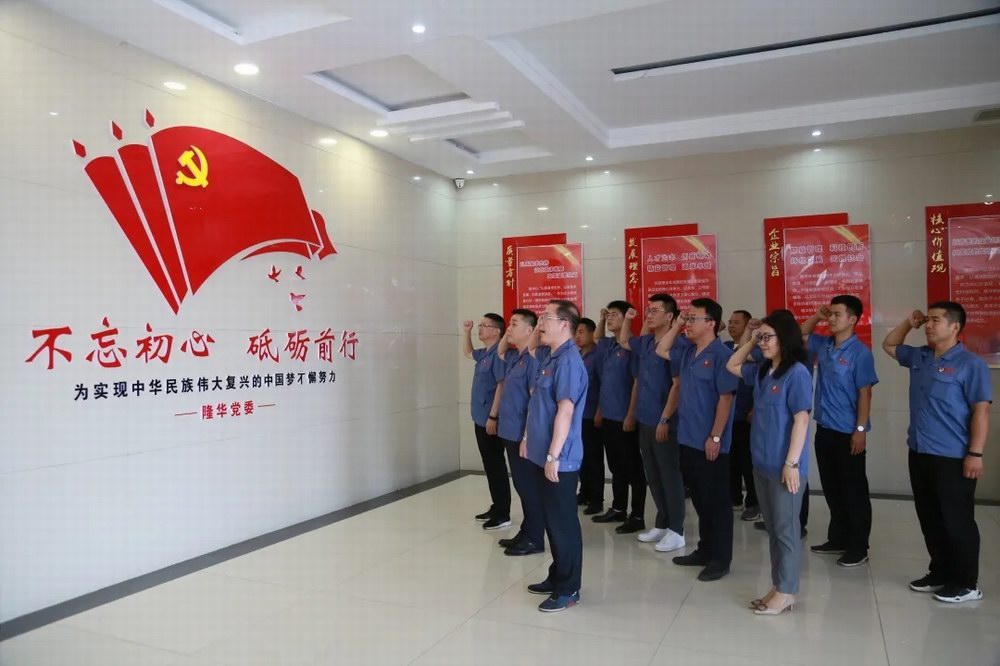 z6.com党委发展“庆七一建党百年”沉温入党誓词活动