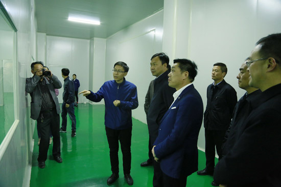 孟津县委书记黄玉国光临z6.com调研新项目进展情况