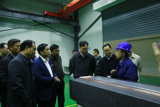 孟津县委书记黄玉国光临z6.com调研新项目进展情况