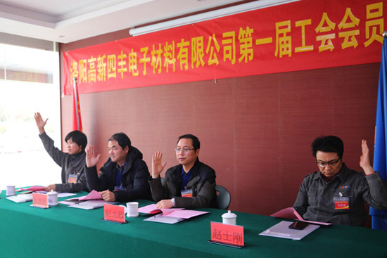 四丰电子第一届工会会员代表大会暨工会成立大会圆满进行