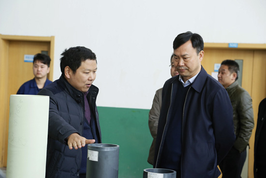 孟津县委书记黄玉国光临调研z6.com新资料项目建设运营情况