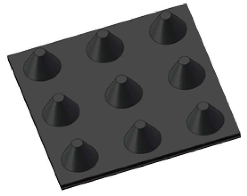 橡胶路床减振垫